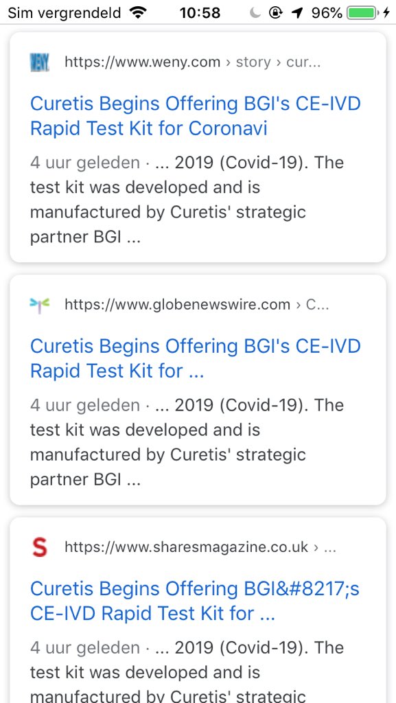 MrDuration's tweet image. Corona virus test kit in Europe.
$TTOO $INO $IBIO $RTTR