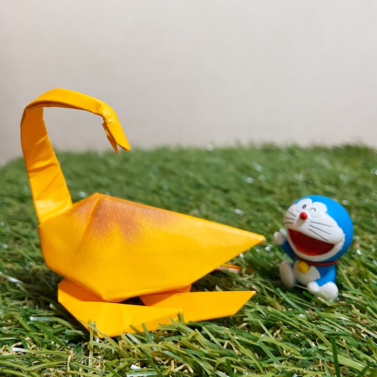 かかず ゆみ Ar Twitter ピー助 出来た ドラえもん Doraemon 折り紙 折り紙作品 Origami 高井弘明 フタバスズキリュウ 恐竜 Dinosaur かかずゆみ T Co Ng4bnnljpc Twitter