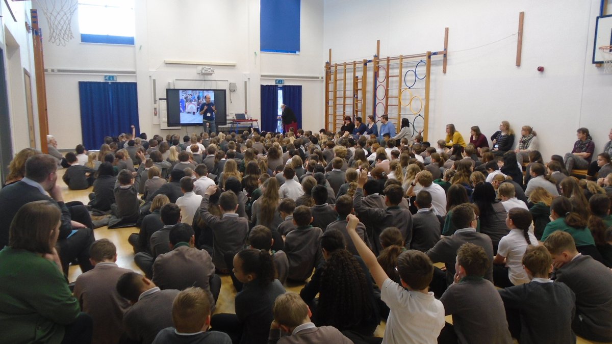 Super start to our week with a visit from <a href="/JoshLacey123/">Josh Lacey</a>