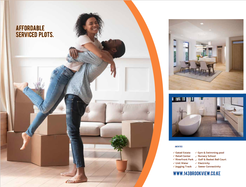 143Brook_view's tweet photo. Get your dream home with us. Experience smart and luxurious living at Membley, Ruiru, Welcome to our show house for a first hand feel of urban living.
Book a Show house visit - call Call 0784 143 143
#ntvkenya #143brookview #showhouse #home #membley
https://t.co/EQiWniFgsp https://t.co/BeV7ztg0H3