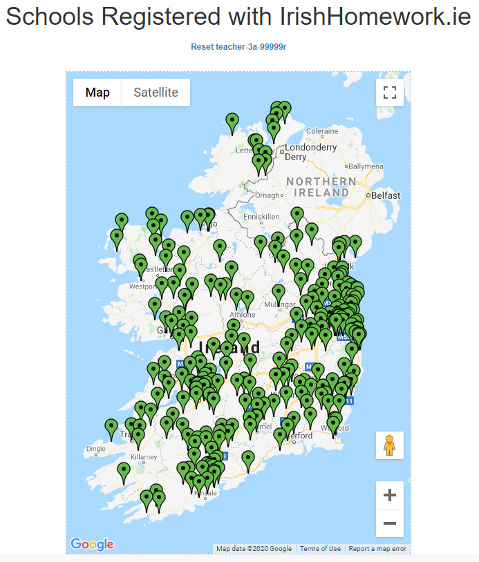 And here at home,  a huge increase in new teachers relying on us to deliver their #remotelearning for Irish.  Will be fascinating to see how many transition to our full #flippedclassroom methodology once schools reopen.