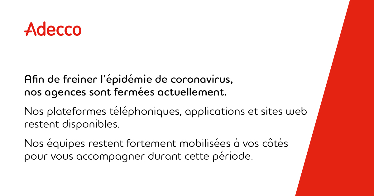 [ 📢 IMPORTANT ] - Malgré la fermeture de nos agences au public, nos plateformes téléphoniques, applications et sites web restent disponibles !