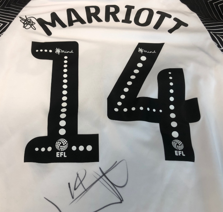 32Red's tweet photo. Derby County Fans! 🐏

We're giving away a Match Worn Jack Marriott shirt, signed by the man himself! ✍️

For a chance to win, RT, follow and post a picture of your favourite ever Derby player in the comments - winner will be picked at random ⁉️

T&amp;Cs➡️ https://t.co/CsdCt5BkBR 🔞 https://t.co/MQtrT4C6au