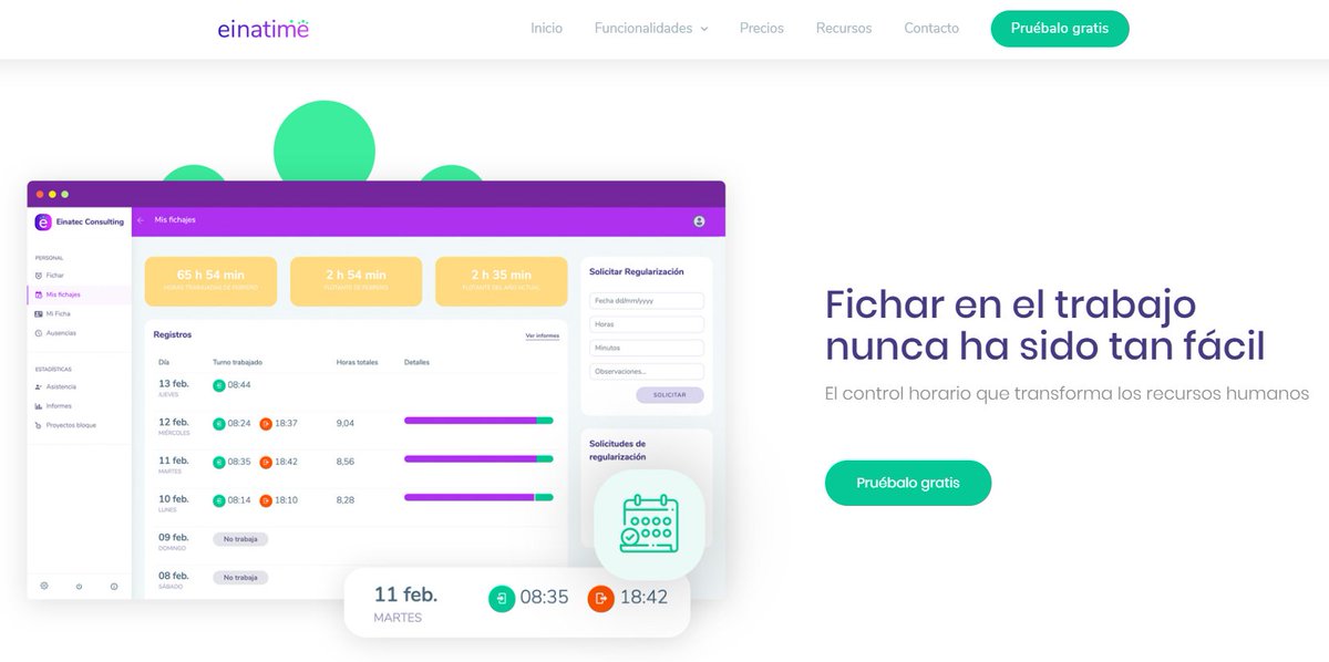 einatime's tweet photo. Apoyamos el #teletrabajo con nuestro #controlhorario sin instalación previa y disponible de manera gratuita 14 días. 
Disponible aquí: https://t.co/ktSPAUQTdR 
🚀¡Entre todos, saldremos adelante! #covid19ESP https://t.co/Gb6Yx2MQB0