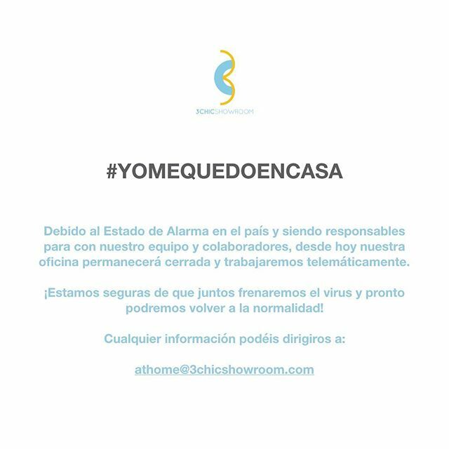 3chicshowroom's tweet photo. #YOMEQUEDOENCASA ✨ Gracias por vuestra comprensión. Esperamos que pronto todo vuelva a la normalidad 💪🏼 https://t.co/e2VKzgQDWe https://t.co/TZHvoJs28T