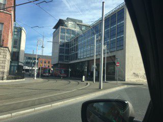 FosterofCats's tweet photo. #Busaras, Dublin this morning https://t.co/qke4u1bWzZ