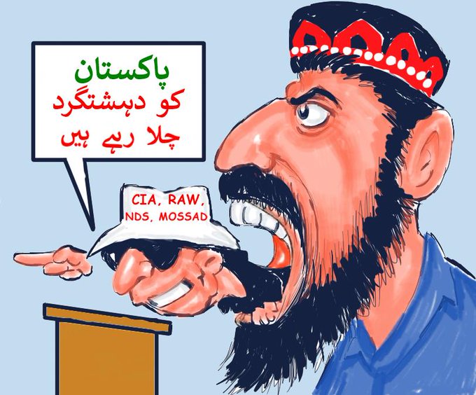 ZemeArman's tweet photo. #PashtunAgainstPtm
This time the enemies are using ETHNIC weapons against Pakistan. PTM is a practical manifestation of INDIAN imposed hybrid war against Pakistan. PTM is losing ground that’s why trying to grab the attention of Pashtun by creating fake issues in tribal areas. https://t.co/YT7uMQGGuv