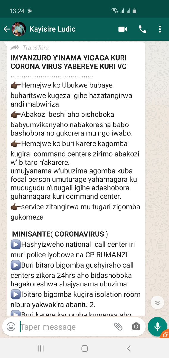 semukanyam's tweet photo. Mwiriweho @RwandaGov, birakwiye ko habaho itsinda #rimwe ritanga amakuru kuri iki cyorezo #COVID19 #Coronavirus mu #Rwanda hagakumirwa ko amatangazo avuguruzanya cyangwa aca ibikuba. Nk'iri 👇ntirifite ikirango cyangwa umukono. Murakoze @RwandaHealth @Rwandapolice @RwandaTrade https://t.co/kr3eJbxlhc