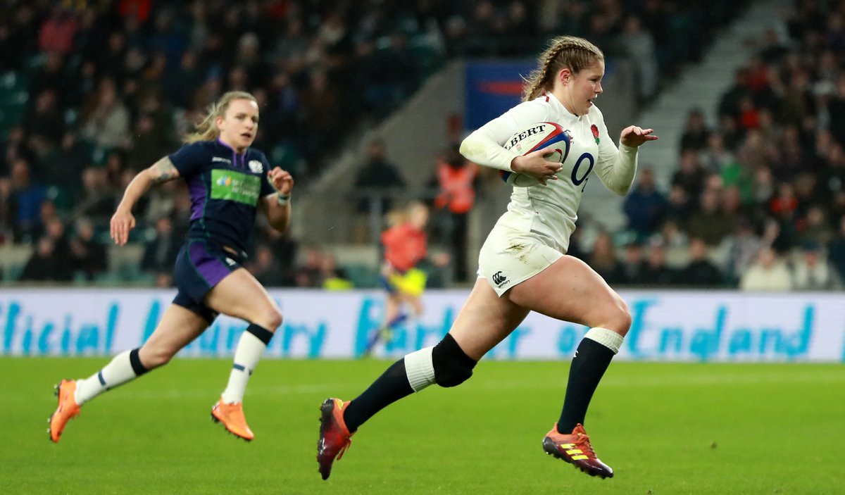 EnglandRugby's tweet photo. #OnThisDay in 2019...

The #RedRoses secured the #WomensSixNations Grand Slam at Twickenham 🏆 https://t.co/MLizuMY7VH