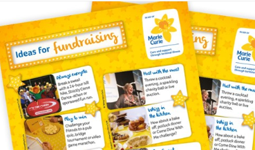 If you need ideas for fundraising, take a look at <a href="/mariecurieuk/">Marie Curie</a>
