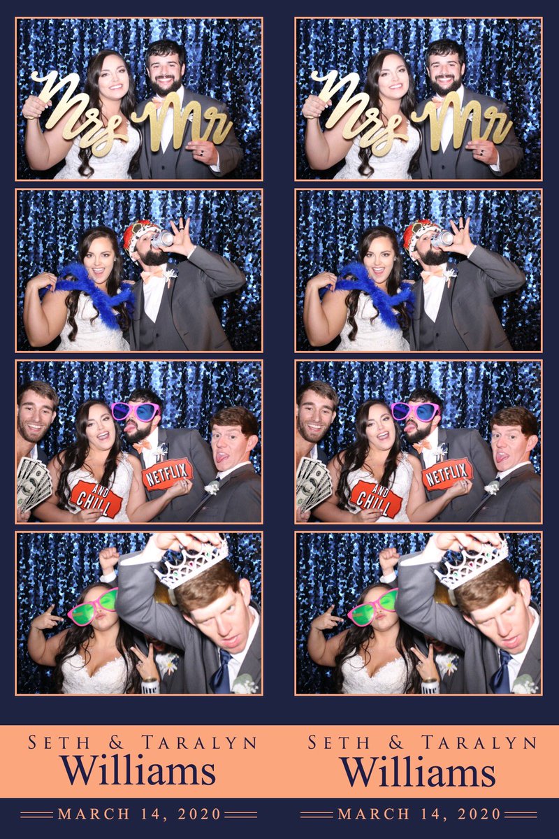 csraphotobooth's tweet image. Nothing stops love ❤️ congratulations to Seth and Taralynn!