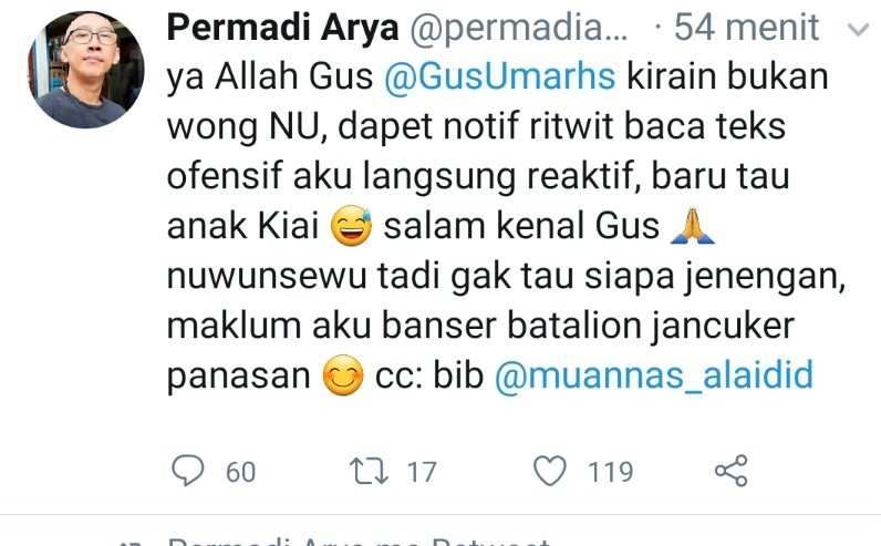 Niel_simatupang's tweet photo. Edisi #AnsorMelawanCorona #permadi
Cc : @Official_Ansor @permadiaktivis
-----------------------Seutas Thread-----------------------
Kader ANSOR-BANSER tidak dibentuk untuk menjadi AKTIVIS, silahkan kalo mau jadi aktivis JANGAN DI ANSOR-BANSER!!! MEMALUKAN https://t.co/X94qqB29Tm