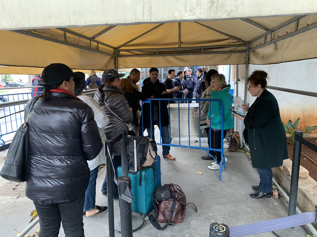 fatimascally's tweet photo. @USEmbMorocco Let us in we are outside in the cold for hours!!! we would like to go home now!!! https://t.co/8EvAAH4iTk