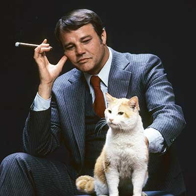 RiffTrax's tweet photo. Here's a picture of Joe Don Baker looking at a cat disapprovingly just in case anyone needed that right now. https://t.co/xtx2PTTSeK