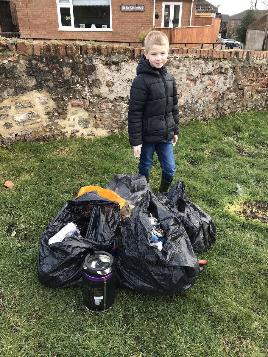 johnkaystractor's tweet photo. @sedgefieldnews After walking our dog my son peeped over the wall into the field and saw lots of empty bottles and wanted to pick them up so the farmers animals didn’t get hurt. We actually found loads of rubbish too, which he collected in and tidied up as well! #welldoneSeb https://t.co/4fm1W51dBF