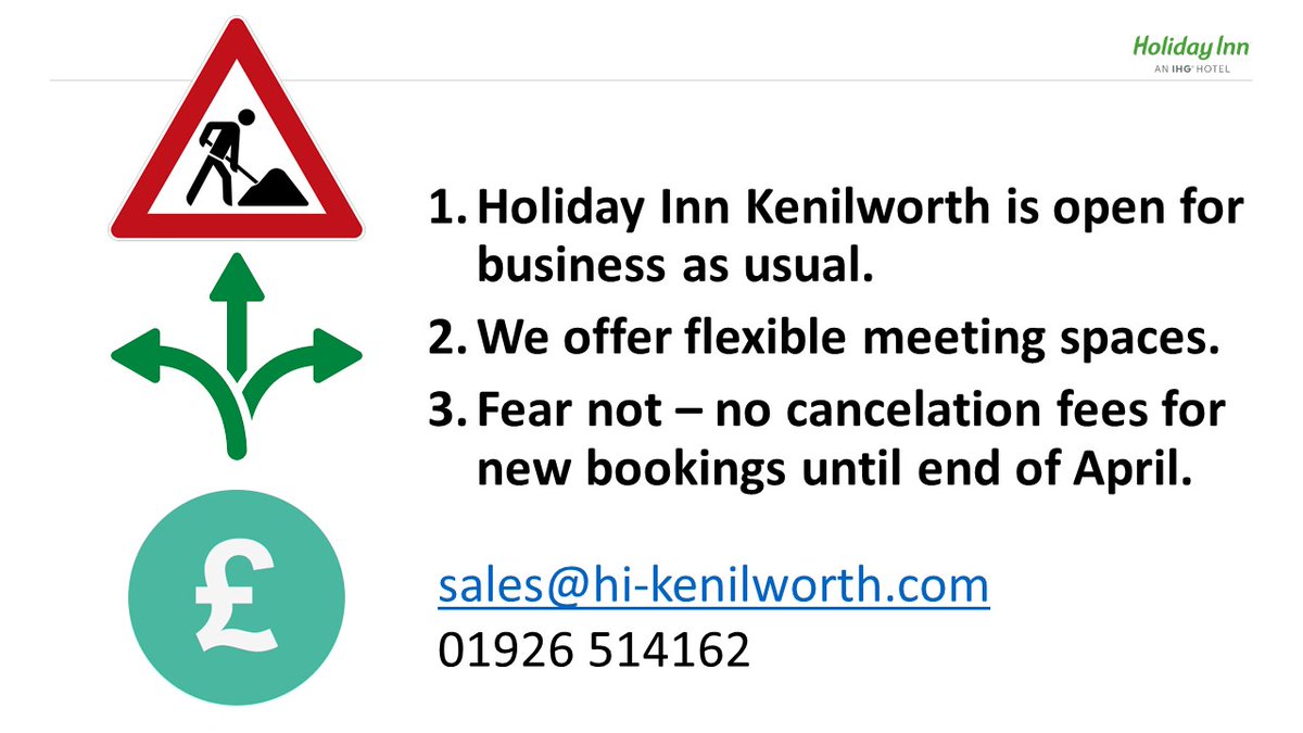 We are open for #BusinessAsUsual