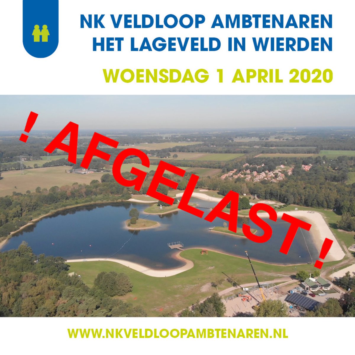 nkveldloop's tweet photo. ❗️UPDATE❗️Helaas is ook het #NKVeldloop voor ambtenaren afgelast 😔. We hopen op jullie begrip. Begin deze week ontvangen alle coördinatoren een e-mail met meer informatie. Hou ook onze website, Facebookpagina en Twitter in de gaten. https://t.co/17fC8cOpMO