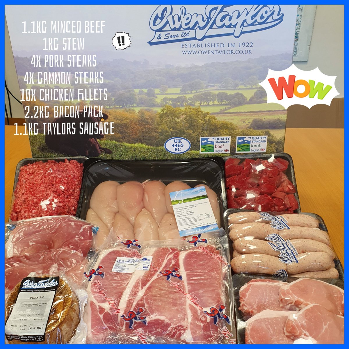 owentaylor_uk's tweet image. Freezer Pack - £50.00 . Available from Wednesday 18th - Call 01773 600007 to arrange your free delivery (within 25 miles) #foodessentials #Derbyshire #supplier #StockUp