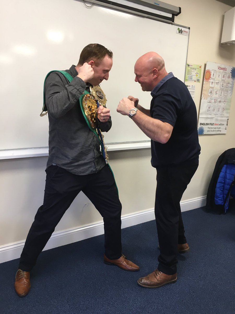 CphtBrighton's tweet photo. Incredible training weekend with @GlennCatley former World Super Middleweight Boxing Champion 🥊 who came to share his story of how Solution Focused #Hypnotherapy helped him win the title 🤩

Students are now equipped with the knowledge of how to work with Sports Performance 💪👏 https://t.co/9L5wnBQRdz