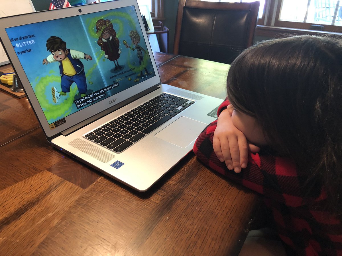 MCDAVI15's tweet photo. School is in session a little early today because Michaela was excited to learn from both momma and the wonderful Mrs. Kevinโs who went above and beyond- starting with #readersworkshop . #MTSPride #rpfamily how lucky am I to have such a teacher and school ?! https://t.co/6ylOraRDuQ