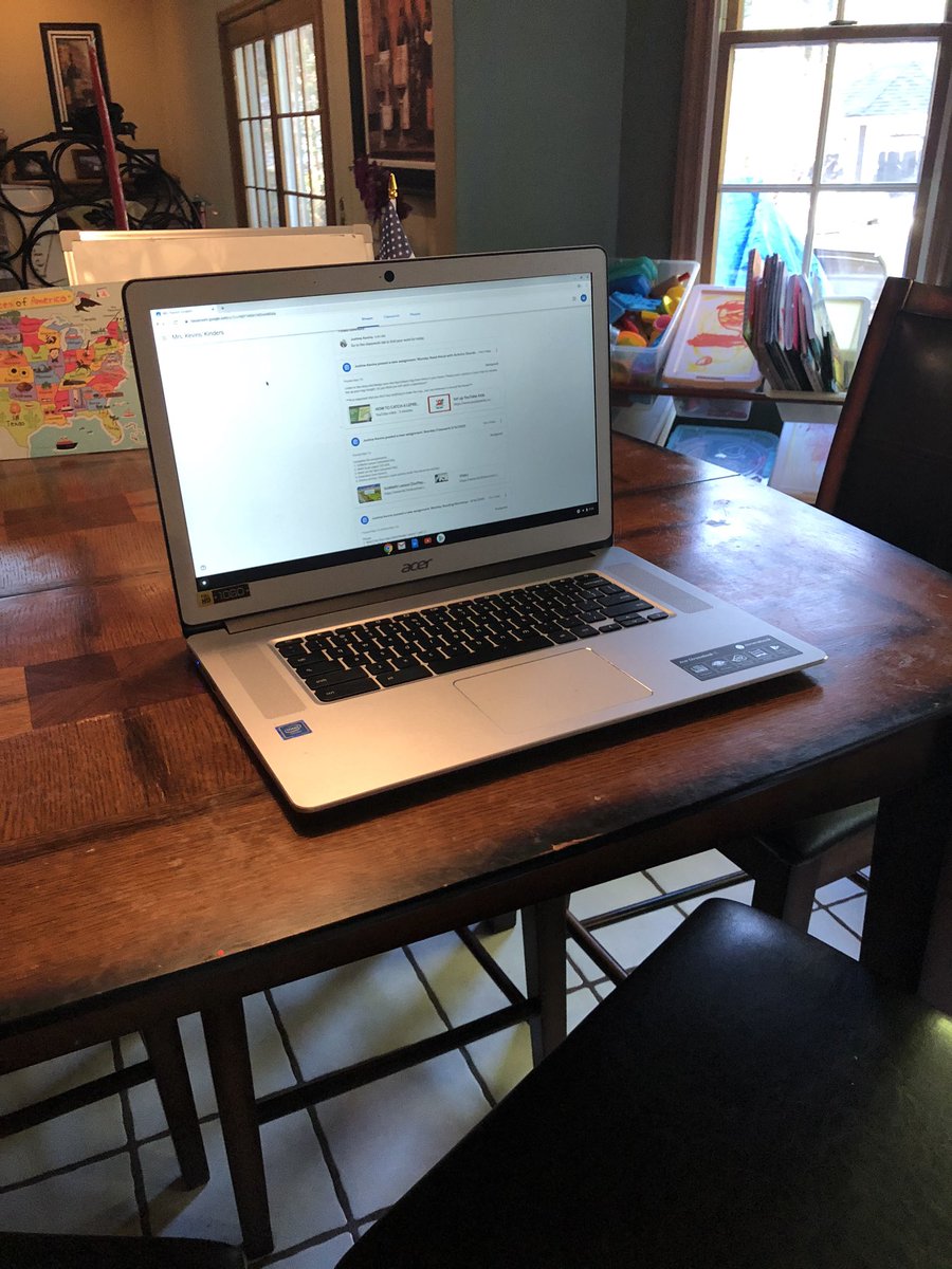 MCDAVI15's tweet photo. School is in session a little early today because Michaela was excited to learn from both momma and the wonderful Mrs. Kevinโs who went above and beyond- starting with #readersworkshop . #MTSPride #rpfamily how lucky am I to have such a teacher and school ?! https://t.co/6ylOraRDuQ