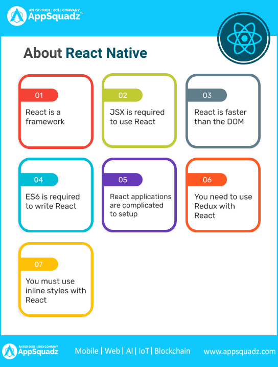 appsquadz's tweet image. React Native despite its widespread use in the front-end development today, it is a misunderstood tool. 
Check out our latest post to know more about React Native.
@appsquadz #react #reactnativeapp #reactnative #reactdevelopment #reactnativeappdevelopment #hirereactdeveloper