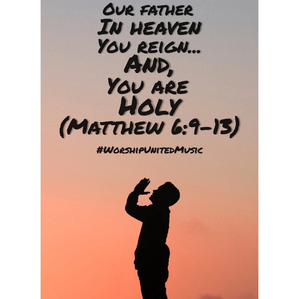 In a time of uncertainty, this remains the unmovable truth.  Truth that always has been and always will be. (Matthew 6:9-13) #WorshipUnitedMusic