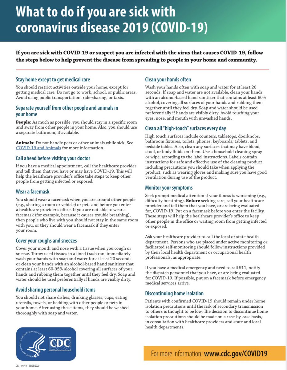 GovKemp's tweet photo. Please continue to share the following @CDCgov information on #COVID19 with your friends, family, and co-workers >>> 
@GaDPH @GeorgiaEMA https://t.co/6L4kG38arN
