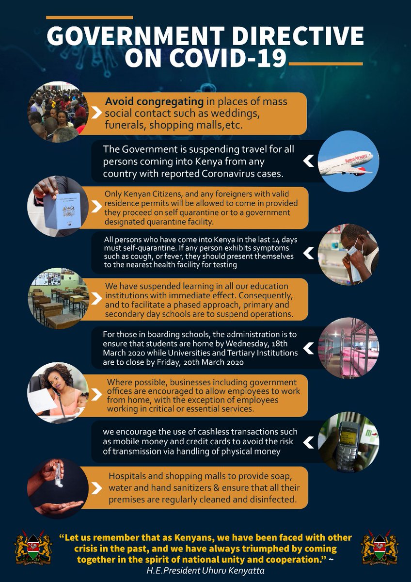 StateHouseKenya's tweet image. We all have a responsibility as Kenyans to safeguard our well-being and that of our fellow countrymen #COVID19 | #covid19kenya