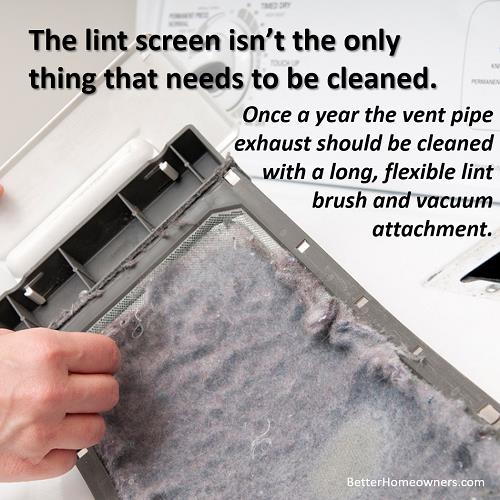 PellaHomeRealty's tweet photo. The lint screen isn't the only thing that needs to be cleaned regarding your dryer https://t.co/41dtoumpIf