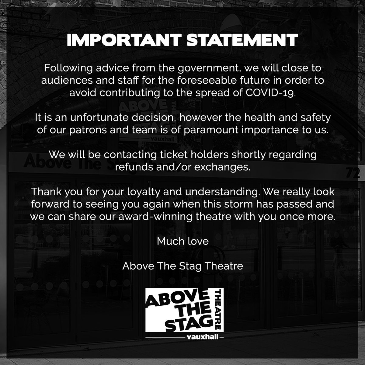 Above The Stag tweet media