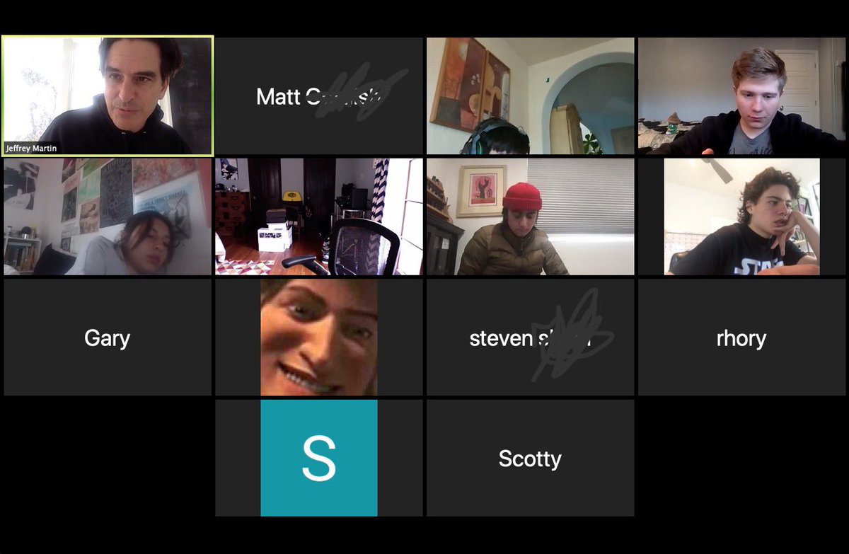 MUSEGlobalCA's tweet photo. Day 1 of remote learning and students are engaged in their zoom virtual classrooms! #getmused #museschool #remotelearning #virtualclassroom #zoom
CC: @rebeccaamis @suzymusing @MUSEJeffKing @musecaitlin @muse_suzanne https://t.co/qOsIVeCwqV