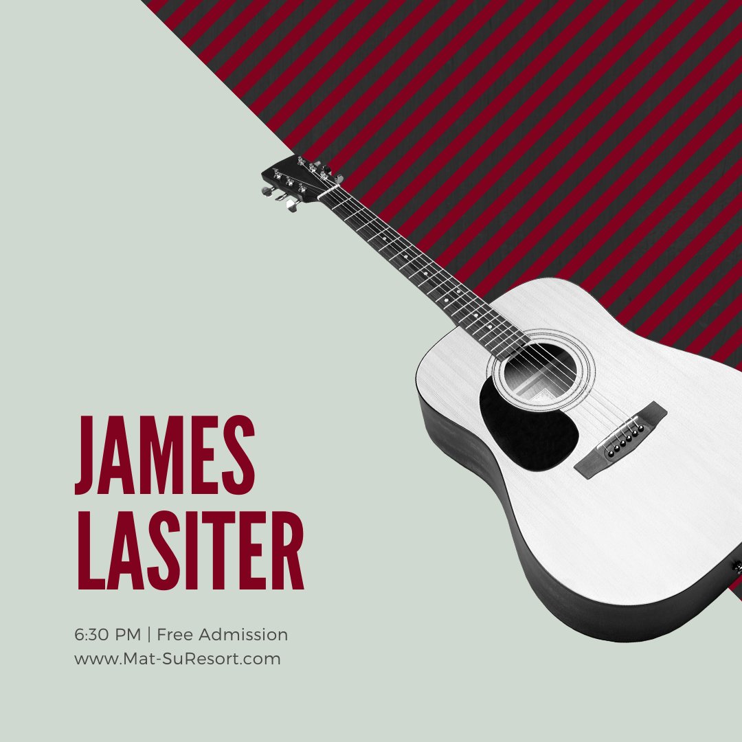 MatSu_Resort's tweet photo. This Wednesday, James Lasiter is live at Everett's! 
-
Beer, Food and Music! A perfect relaxing night awaits! https://t.co/6nXwqguYml
