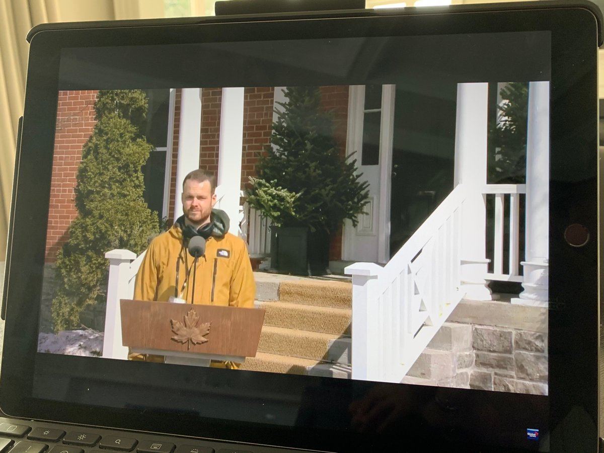 Tomorrow’s headline: “Justin got a hair cut and it looks great!” 

#trudeau #coronavirus #COVID19