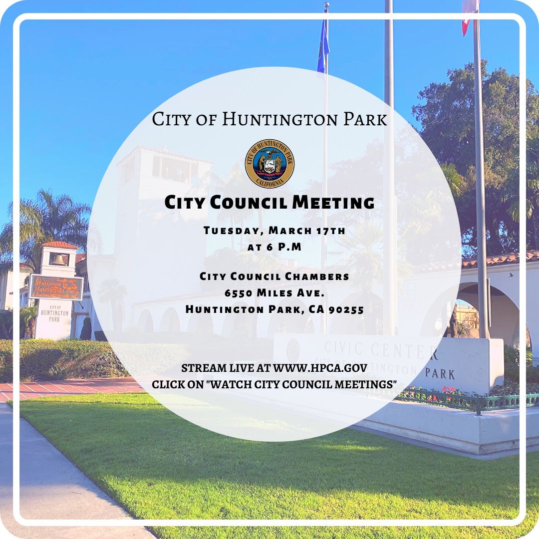 Hello residents did you know you can stream the City Council Meeting live on you computer or cellphone by clicking on “watch city council meeting” at buff.ly/2T8vEMt