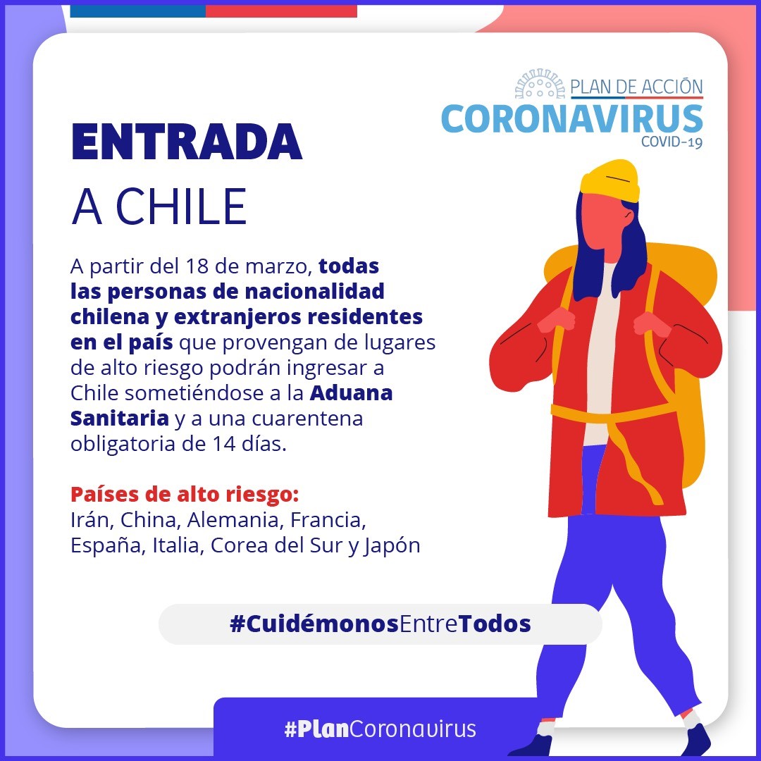 sernageomincl's tweet photo. COVID 19! Ya estamos en la Fase 4 del Coronavirus, que es la más compleja. Por eso la autoridad decretó el cierre de fronteras desde el 18 de marzo. Revisen las medidas que deben tomar. #PlanCoronavirus #CuidémonosEntreTodos https://t.co/tvTwwfxuMN