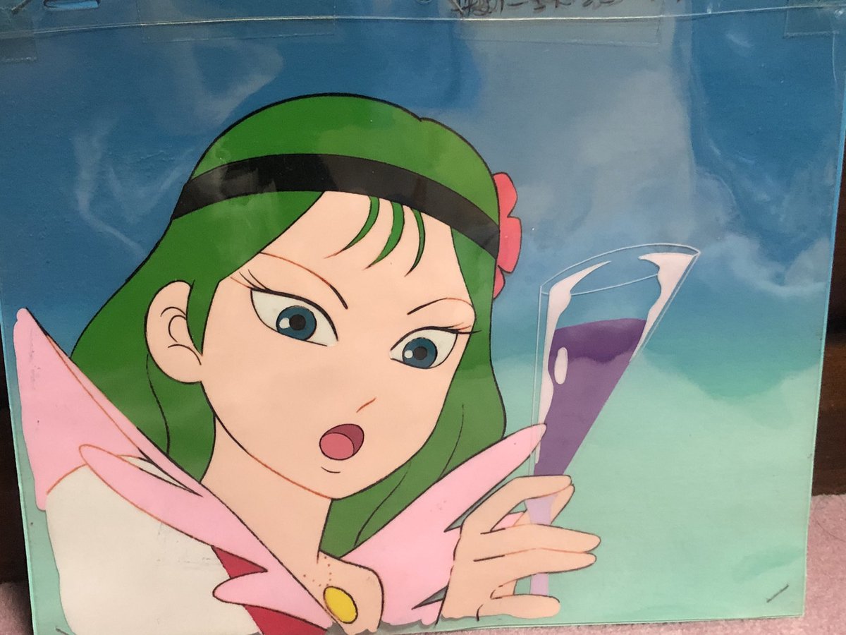 発掘もの② 「悪魔くん」のセル画背景付き。 原画担当したので、自分の