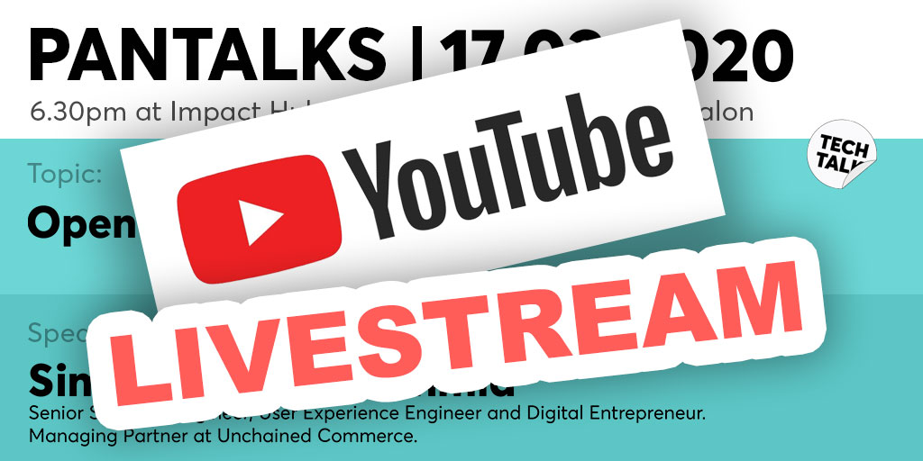 We're sorry to only announce this now, but we're sure that you've already expected it!

Tomorrow's Pantalks on Open Source Business, a talk by @schmid_si , will be #livestreamed via Panter's #YouTube channel & will obviously not take part at the community Salon @impacthubzurich