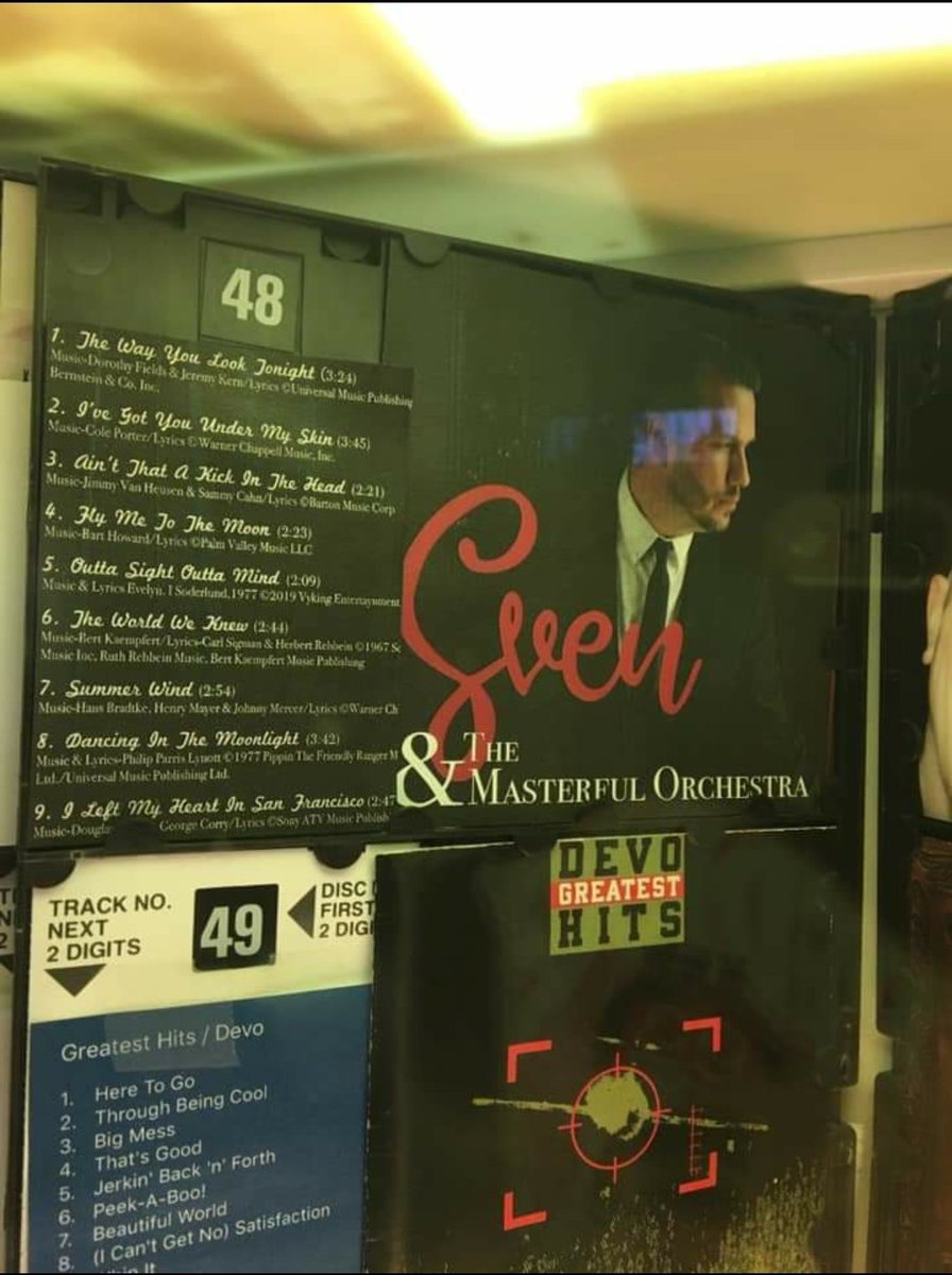 Invading the juke! #sven #svenandthemasterfulorchestra #CD #album #jukebox #music #crooner #SF