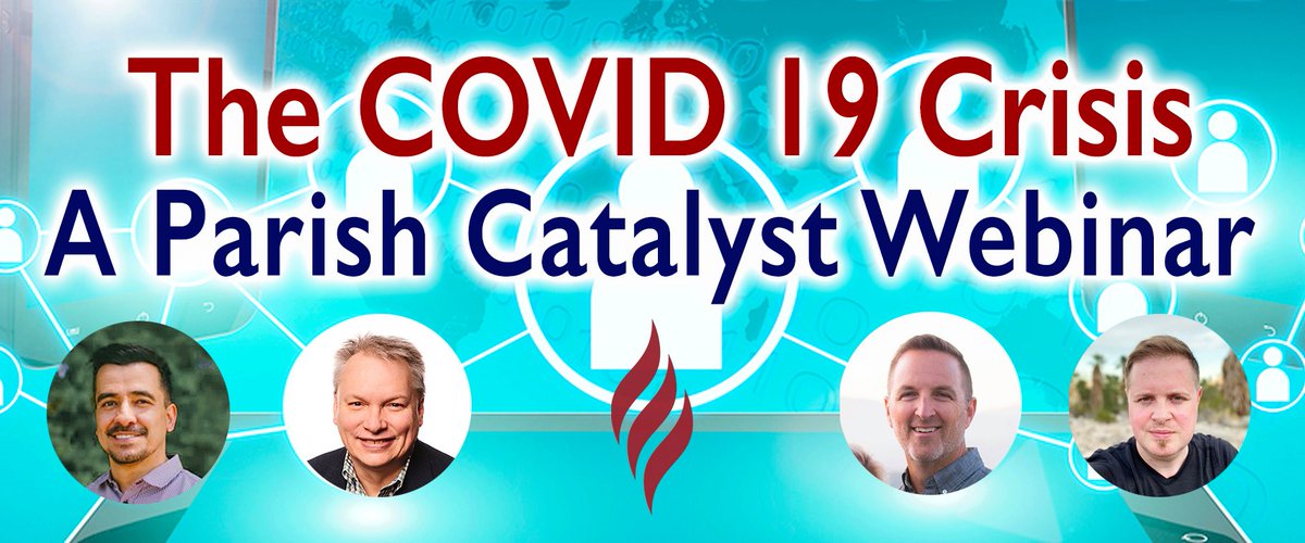 ParishCatalyst's tweet image. FREE - THIS THURSDAY, 3.19.2020: 11am PST, 2pm EST
 Learn from parish leaders and experts around the country: innovative ideas for streaming mass, online giving and digital discipleship. REGISTER NOW! zoom.us/webinar/regist…