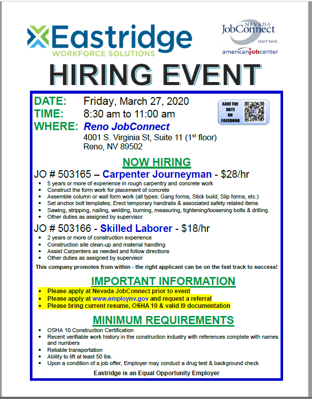 Nevada Jobconnect Nvjobconnect Twitter