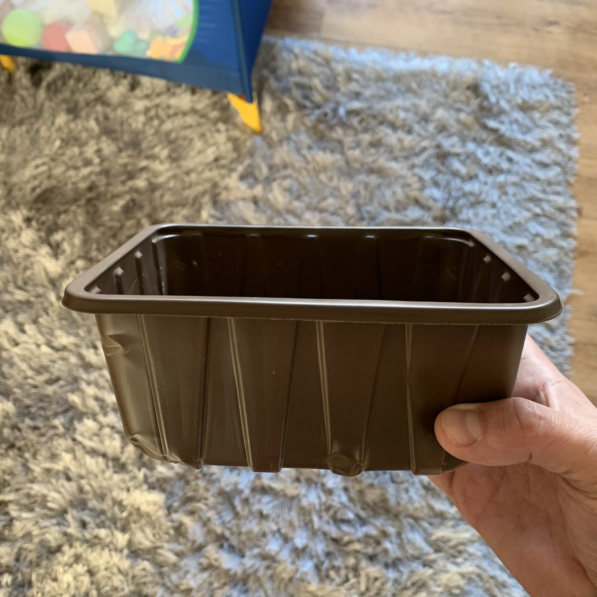 Albiestar's tweet photo. My son’s junk modelling ‘creations’ continue APACE... I give you ‘yogurt pot’ and ‘punnet.’ #noassemblyrequired https://t.co/69ZZOtxZot