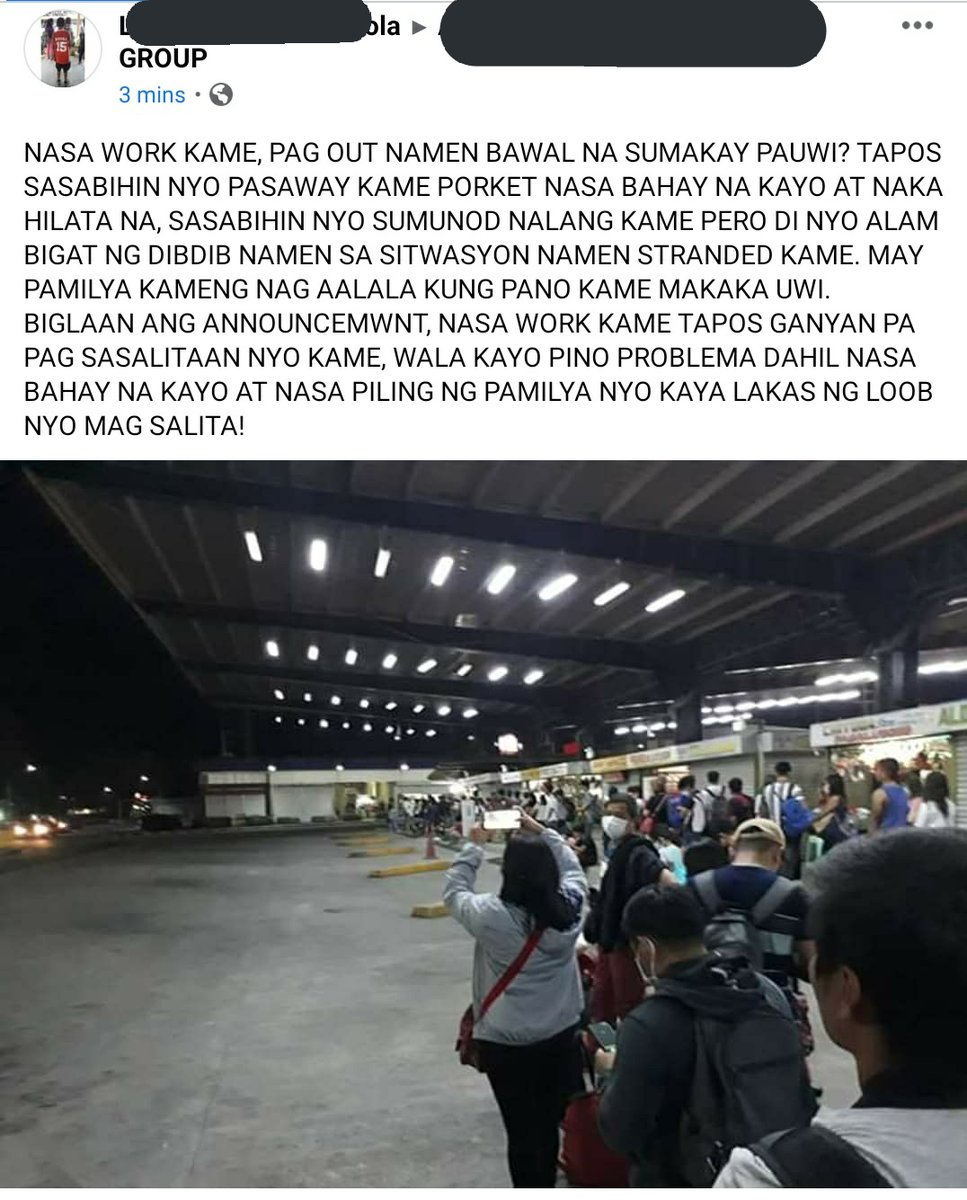 maykamaykaba's tweet photo. "BIGLAAN ANG ANNOUNCEMWNT, NASA WORK KAME TAPOS GANYAN PA PAG SASALITAAN NYO KAME, WALA KAYO PINO PROBLEMA DAHIL NASA BAHAY NA KAYO AT NASA PILING NG PAMILYA NYO KAYA LAKAS NG LOOB NYO MAG SALITA!" https://t.co/ssCLwohhVy