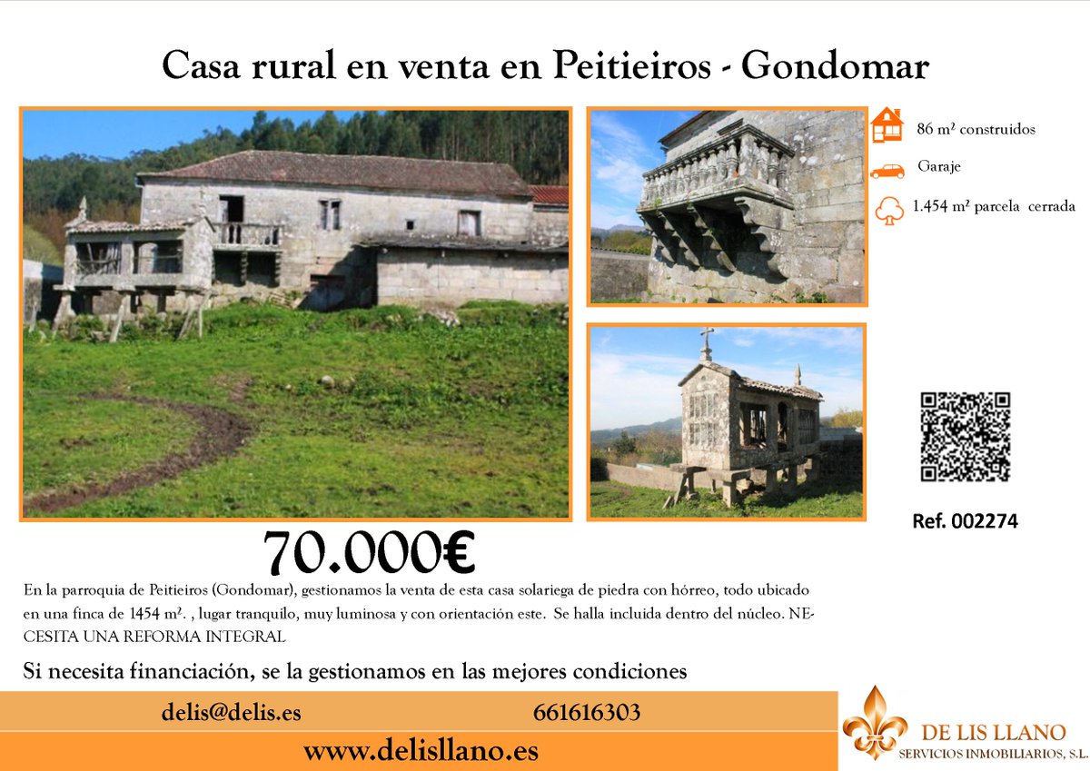 LisLlano's tweet photo. Maravillosa Ocasión!!!

Llámanos al 661 616 303 y te informamos encantados! 

#asesoramientofinanciero #asesorinmobiliario #compra #venta #hogar #Vigoycomarca #Vigo #Baiona  #Nigran #Porriño #Baixomiño #felizdia #delisllano
https://t.co/4utrgfOmG0 https://t.co/PD5vAGdztW