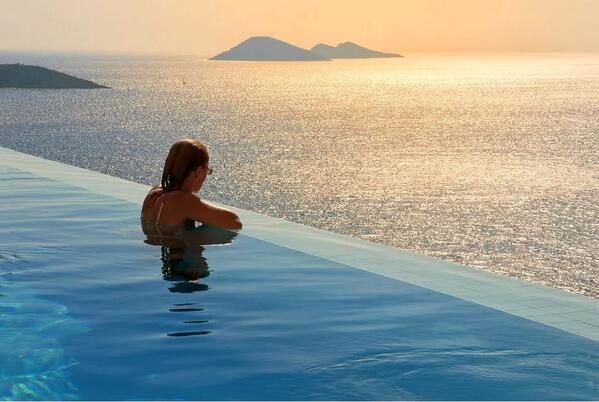 Sonsuzluk havuzu... Kalkan Koyu, Antalya