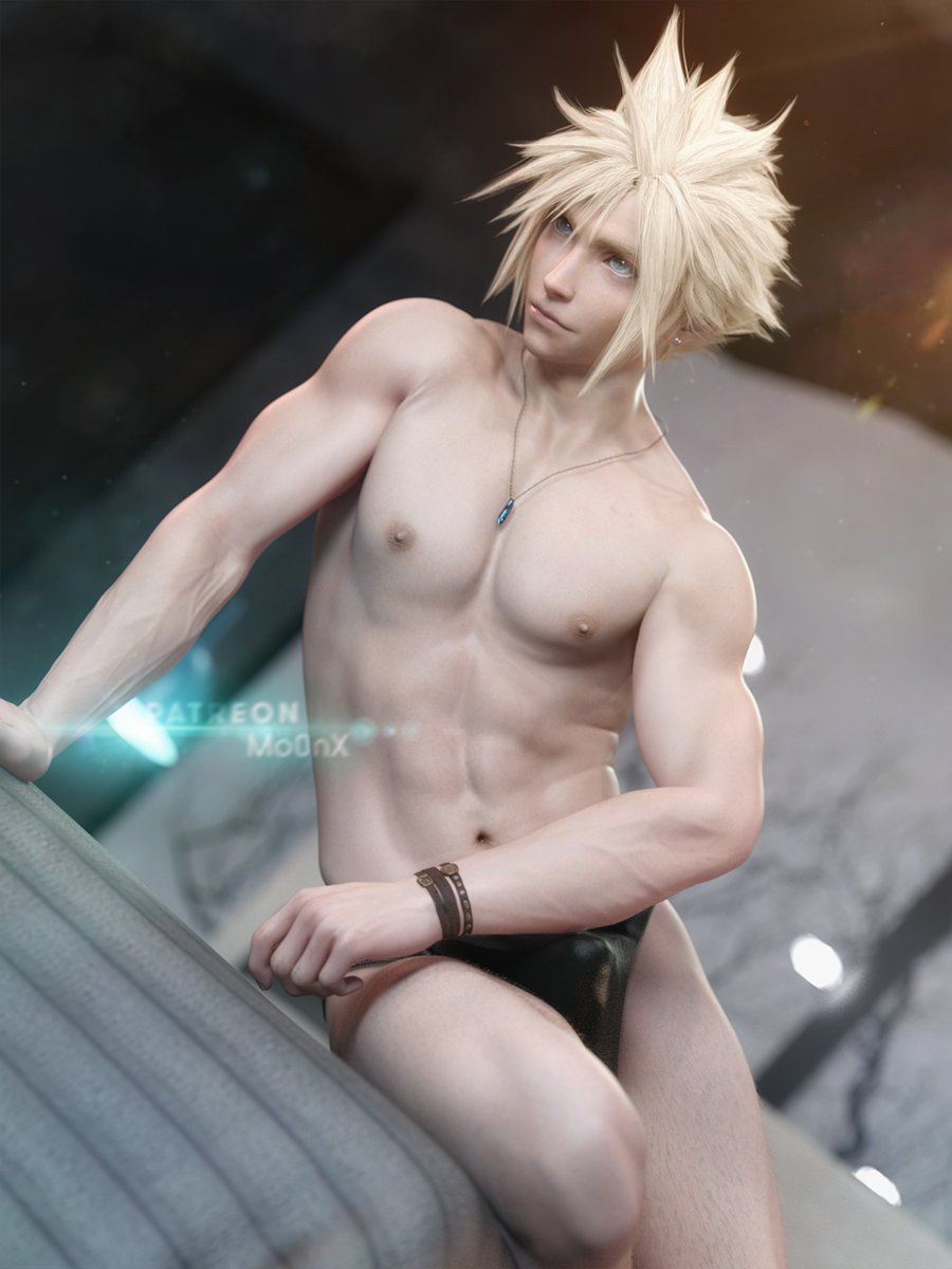 Cloud Strife Naked It's official Cloud is here with his big sword read...