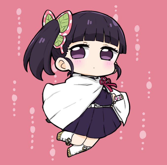 のぞさんがTwitterに投稿した栗花落カナヲ(鬼滅の刃)のイラスト。