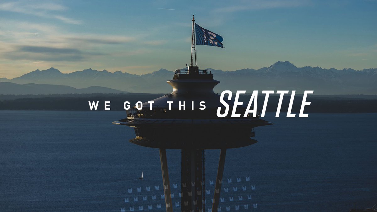 PeteCarroll's tweet photo. Let’s team up together and be unified to help one another during this time! This is a perfect opportunity to be caring and thoughtful to the people around us... Make sacrifices for the greater good! We’re all in it together! Let’s do this! #WeGotThisSeattle #WeGotThisAmerica https://t.co/sqM2tBJuSd