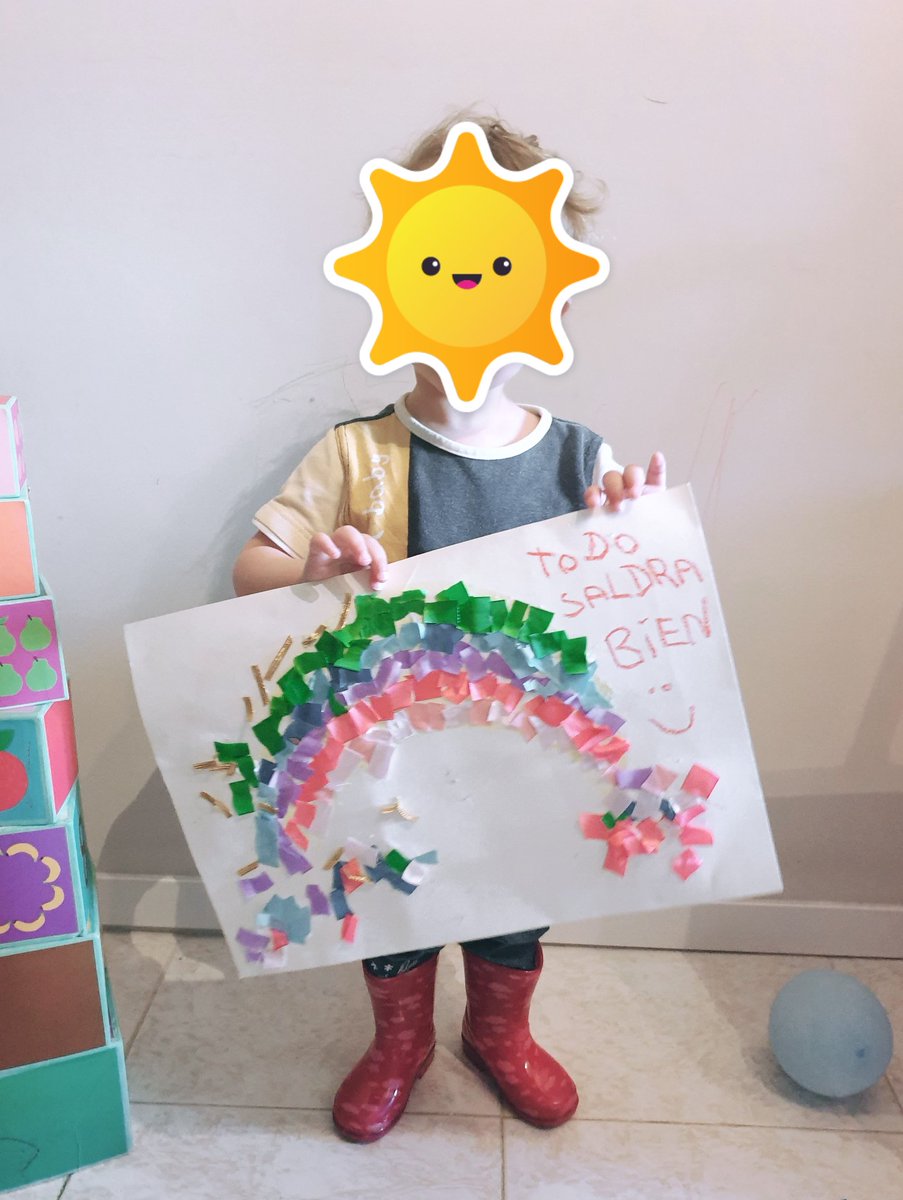 elegc3's tweet photo. "TODO SALDRÁ BIEN" 
Los peques de 1D de @Novaschool_es #Benalmádena se unen a esta iniciativa. https://t.co/pzFIFJQx8r