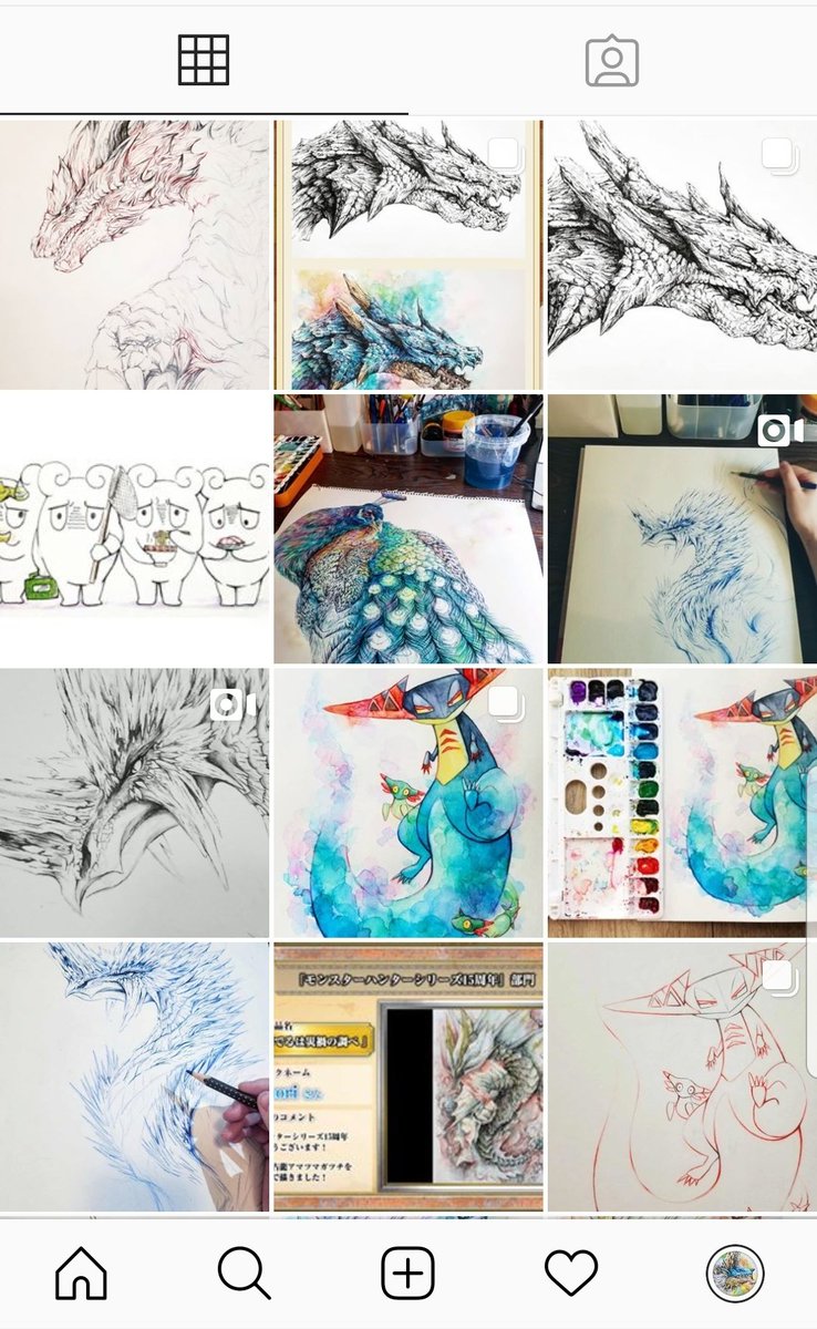 絵の製作過程や作業ライヴ、動画はInstagramにUPしてます(たまにポケ活も)観てくださると喜びます…(*'・ω・`)

https://t.co/swYIPnMJRE 